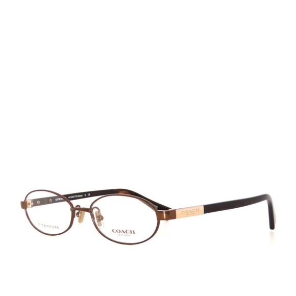 Coach Elsie 5051TD 5051 9069 53 Satin Dark Brown Eyeglasses - Picture 1 of 5